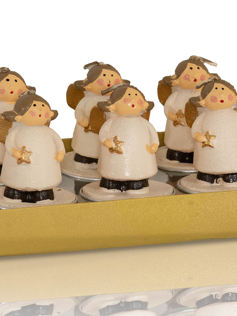 Velas con forma de angelitos 1