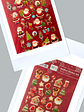 STICKERS NAVIDEÑOS 4 LÁMINAS COLOR - Miniatura 3