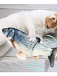 Pescado de tela con movimiento para gatos - Miniatura 5