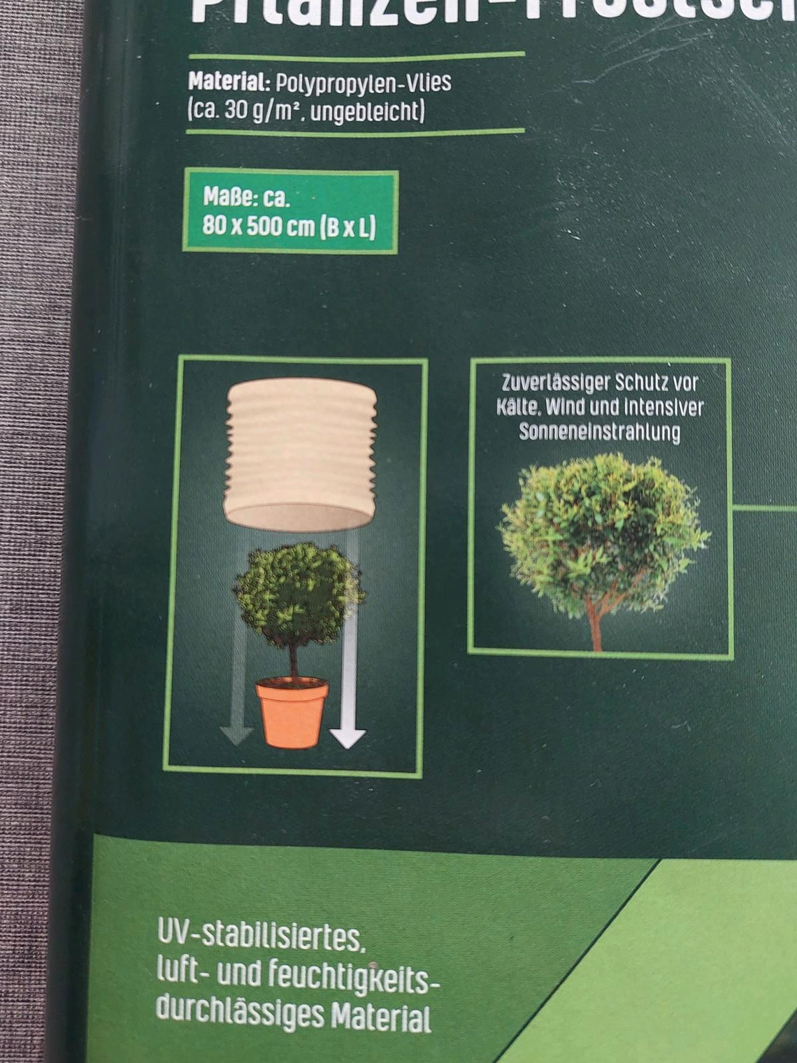 Tela anti heladas para plantas-Talla S 3