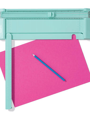 Cortadora de papel doméstica celeste