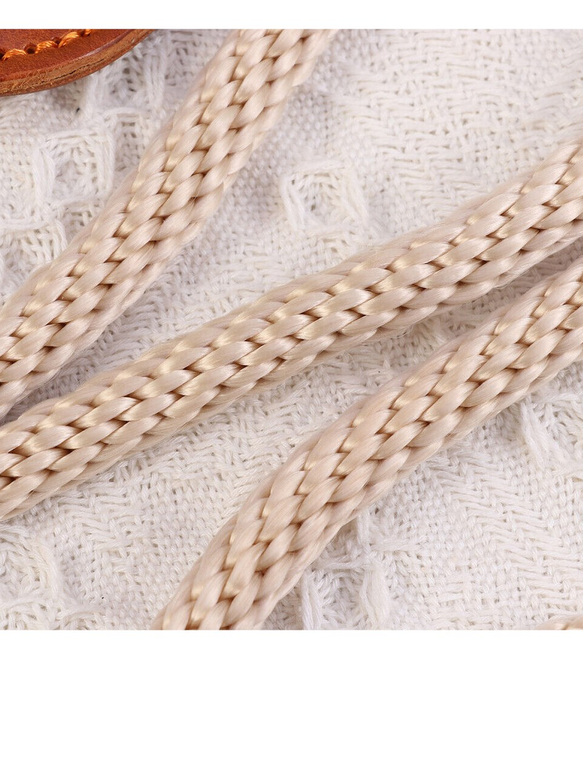 Correa cuero y nylon para perro 2