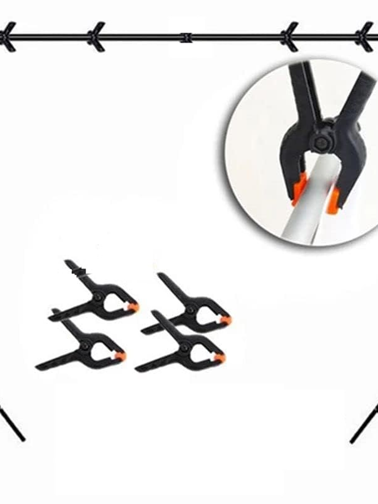 Tela delgada Croma para fotografía y video con 4 pinzas 3