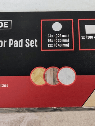 Pack 53 fieltros protectores para muebles