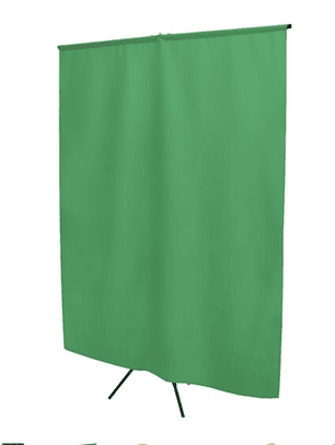 Atril con tela delgada Croma para fotografía y video