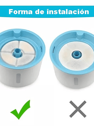 Filtro para bebedero PACK 4 UNIDADES