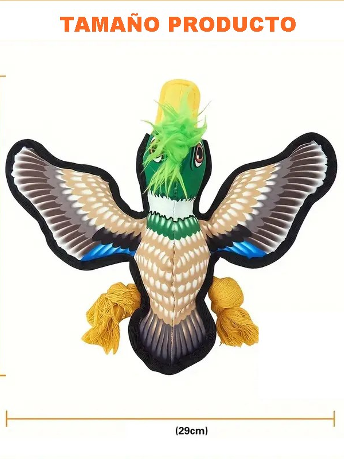 Juguete de tela para perro con forma de águila 4