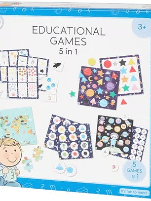 Juego didáctico 5 en 1