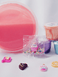 BALDE DE SLIME ROSADO y Pack confeti - Miniatura 2