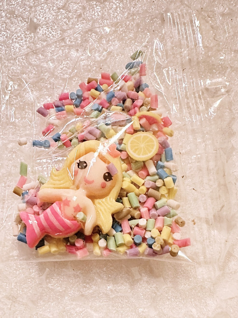 BALDE DE SLIME ROSADO y Pack confeti 5