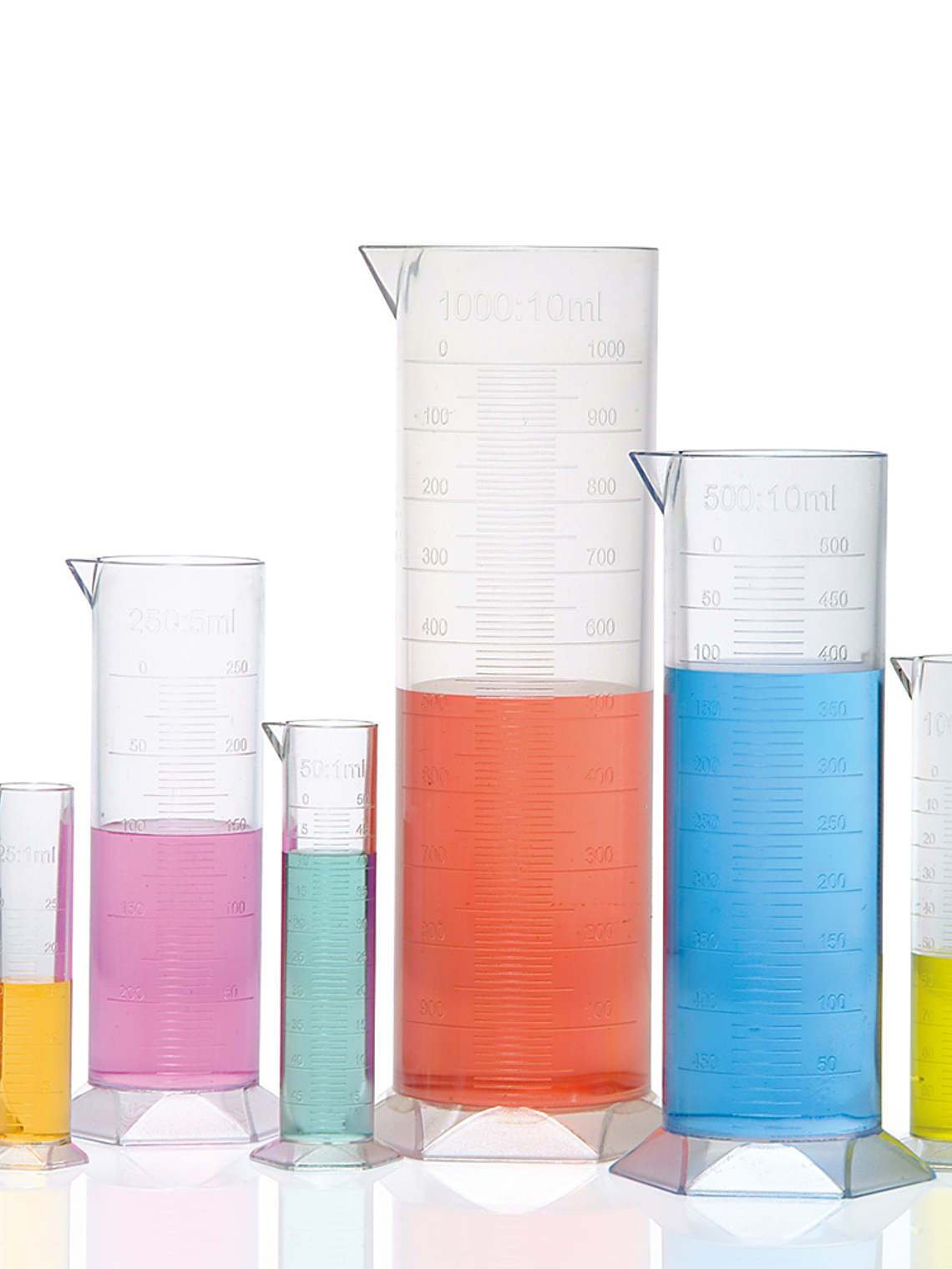 Cilindros graduados plásticos QUÍMICA 1