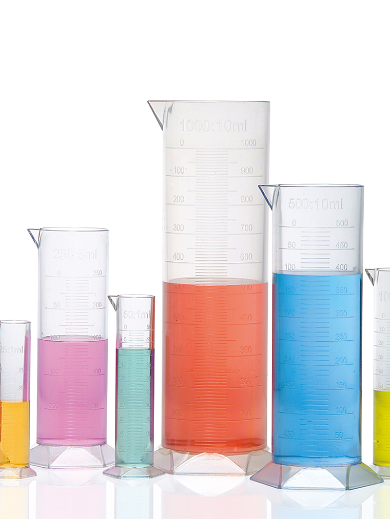 Cilindros graduados plásticos QUÍMICA 1