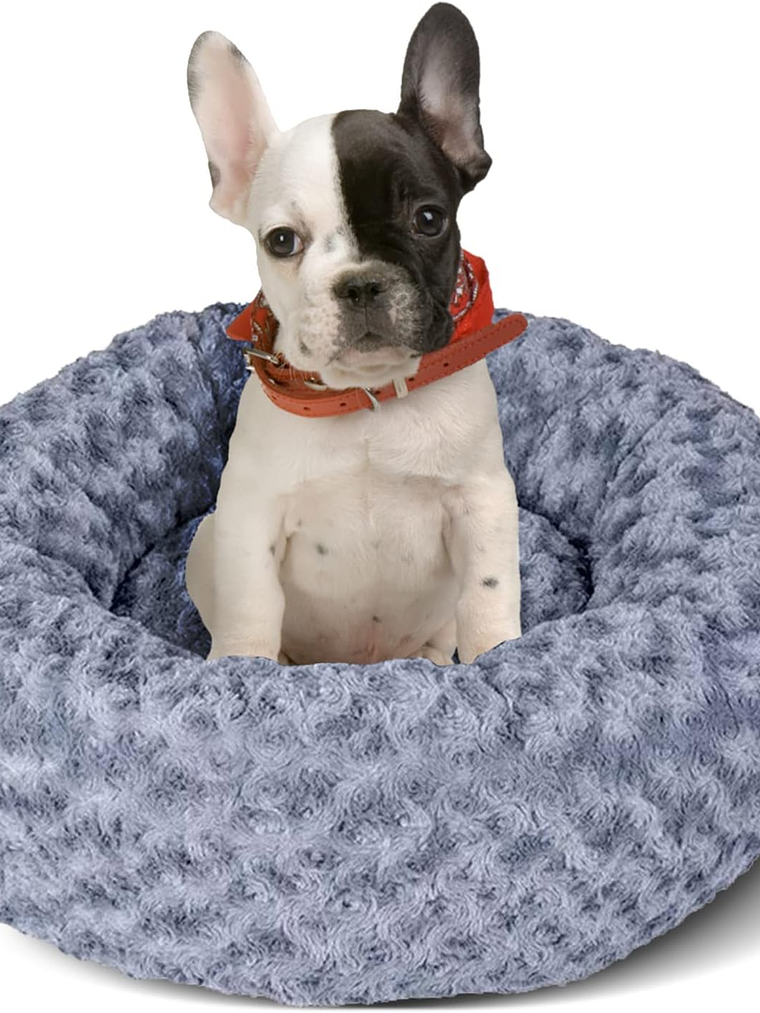 CAMA MASCOTA DONUT con forro y relleno independiente 2