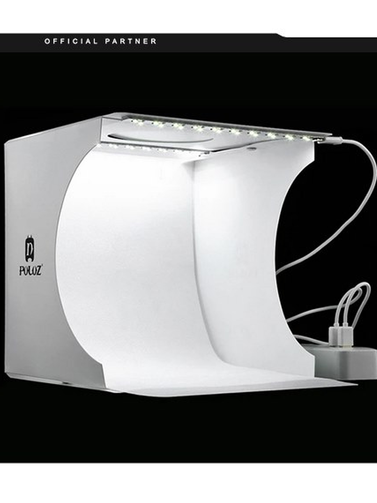 Mini CAJA DE LUZ profesional para estudio fotográfico incluye luz LED 3