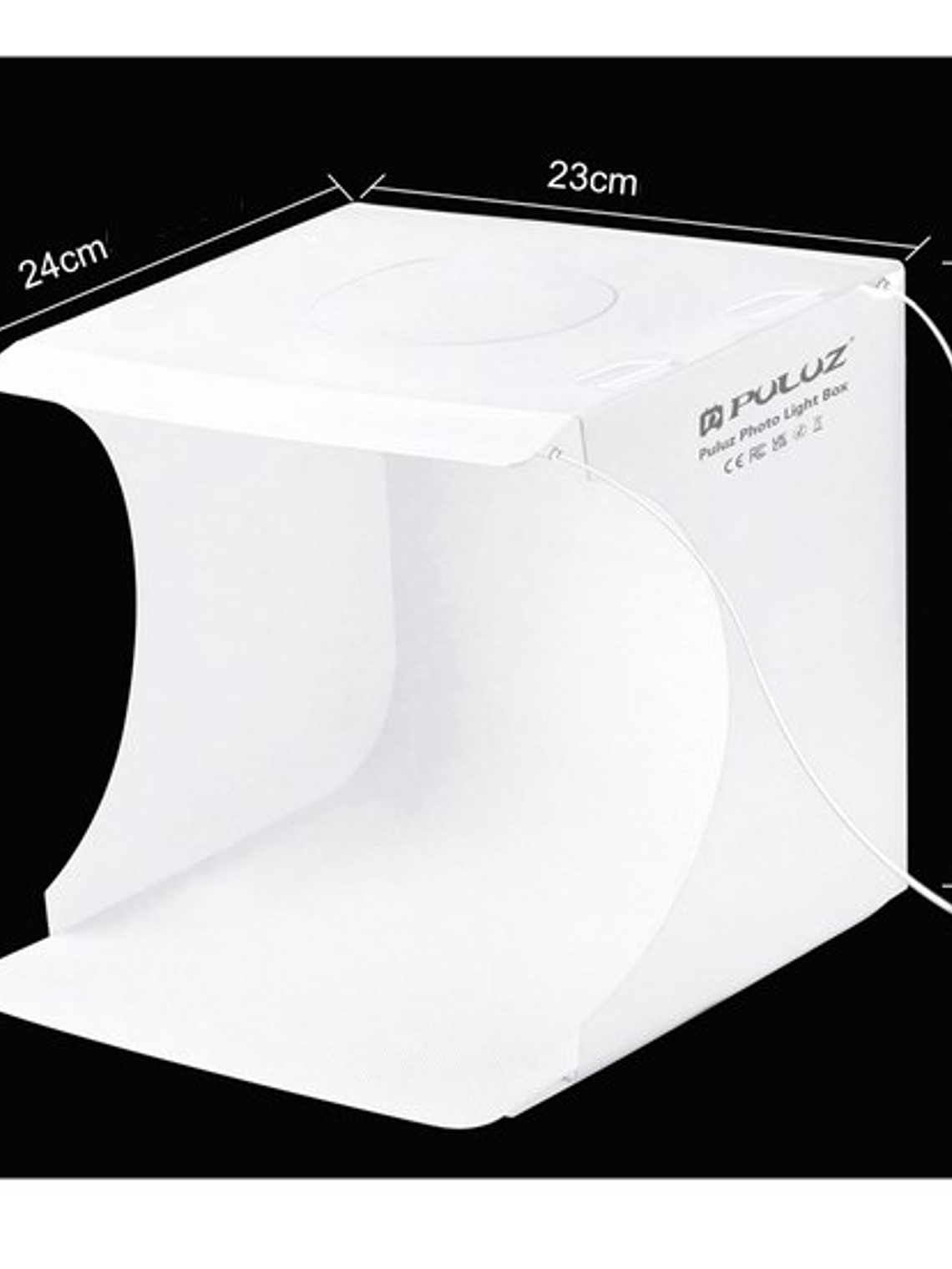 Mini CAJA DE LUZ profesional para estudio fotográfico incluye luz LED 4