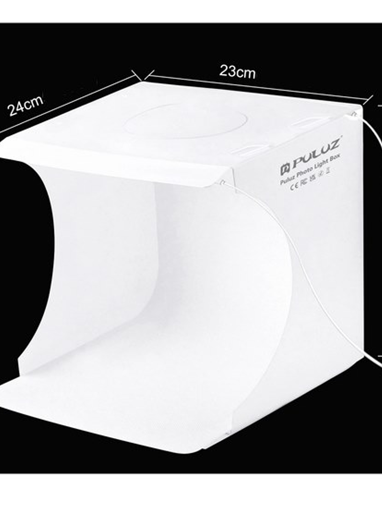 Mini CAJA DE LUZ profesional para estudio fotográfico incluye luz LED 4