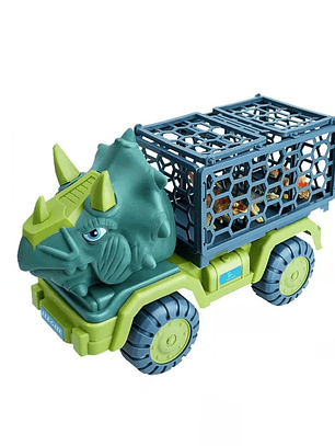CAMION DINOSAURIO con 15 dinos y mat de tela