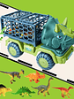 CAMION DINOSAURIO con 15 dinos y mat de tela - Miniatura 2