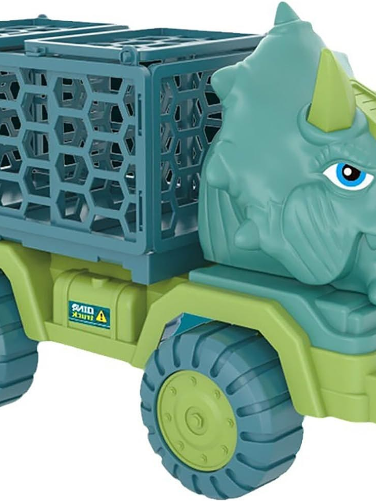 CAMION DINOSAURIO con 15 dinos y mat de tela 4