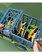 CAMION DINOSAURIO con 15 dinos y mat de tela - Miniatura 5