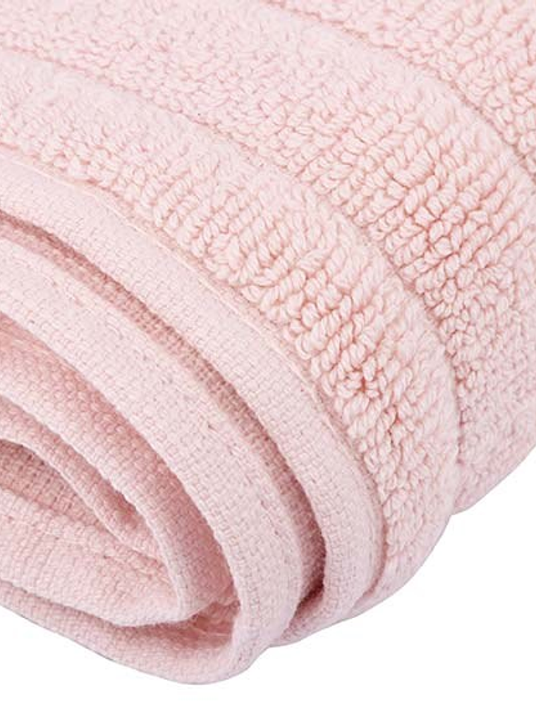Toalla de manos puro algodón color Palo rosa 2