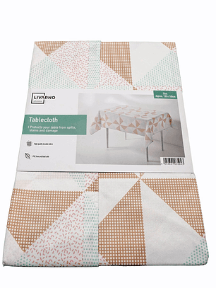 Mantel de tela diseño geométrico
