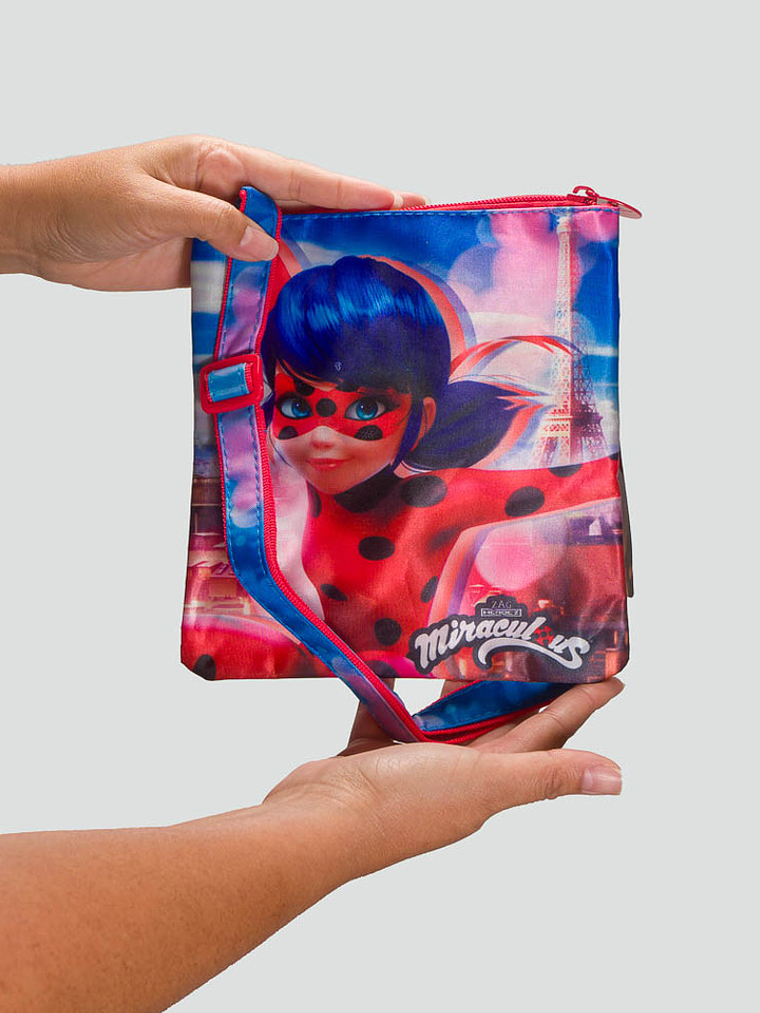 Cartera tipo bandolera para niñas diseño Miraculous Ladybug 5