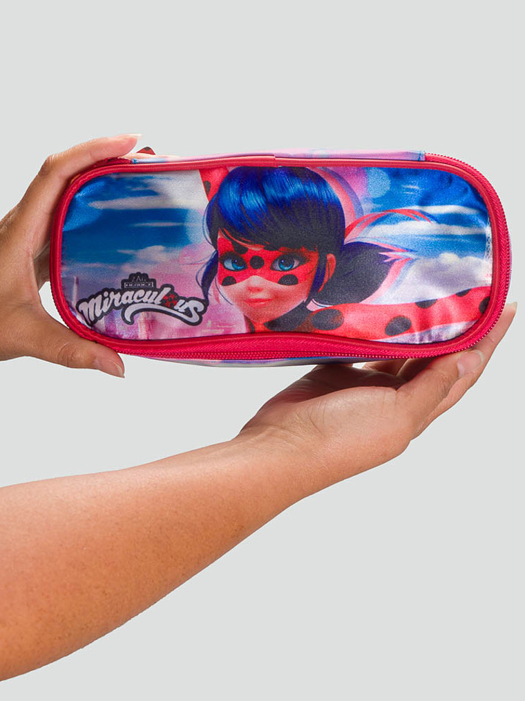 Estuche ancho para lápices con diseño Ladybug Miraculous 4