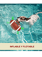 Juguete para perro Pelota rugby con bombín - Miniatura 1