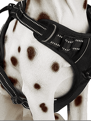 Arnés anti tirones verde fluorescente Talla XL