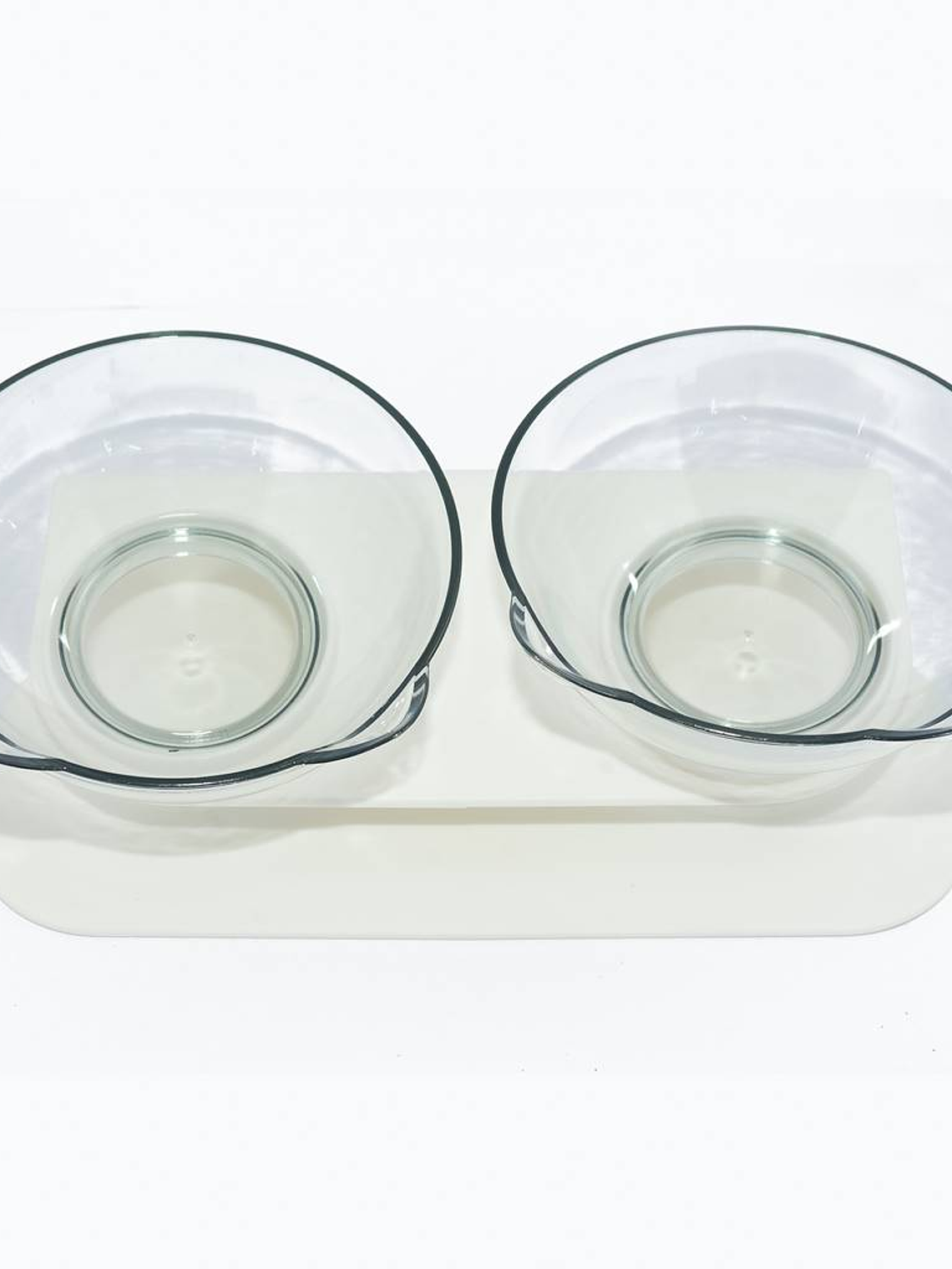 Plato para mascota doble elevado 3