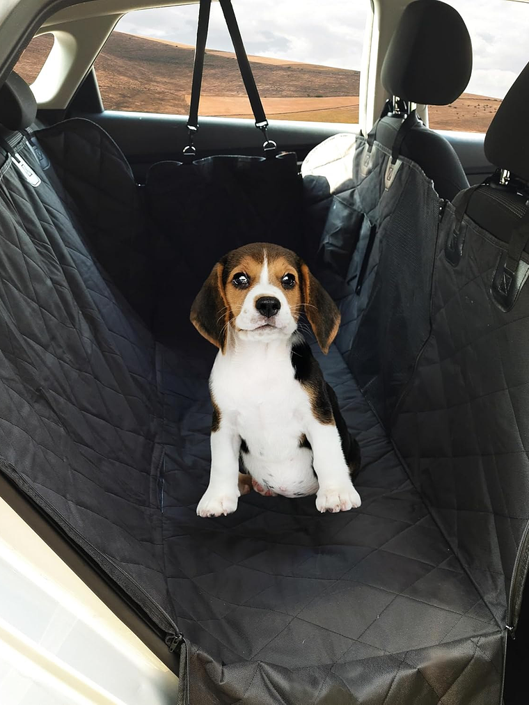 Funda para asiento trasero de auto para mascotas 1