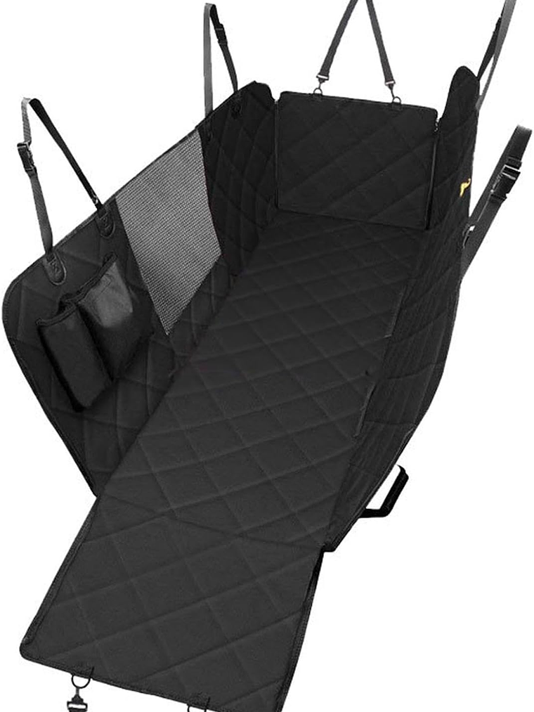 Funda para asiento trasero de auto para mascotas 4