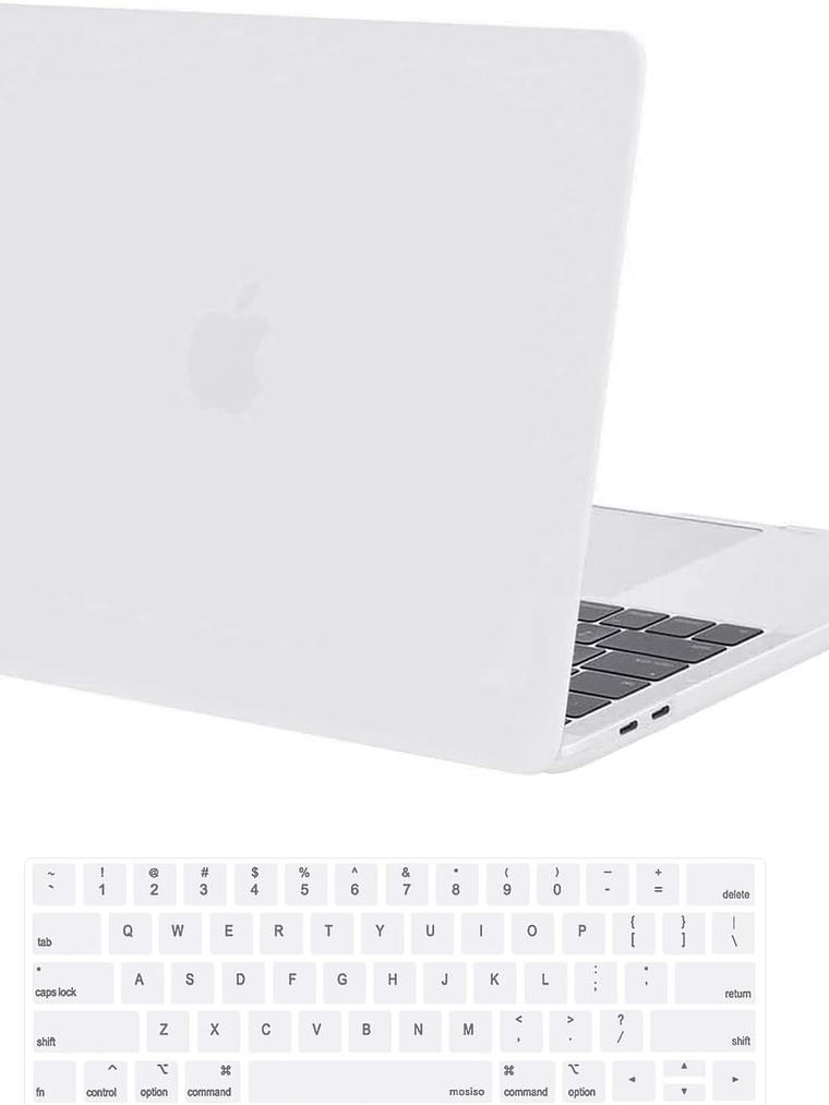 Carcasa rígida para MacBook PRO 13 diseño BLANCO revisa tu modelo 1