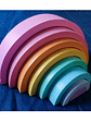 Juego de madera ARCOIRIS Montessori - Miniatura 1