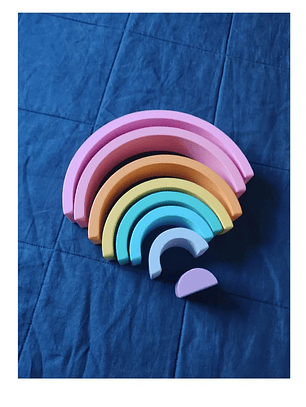 Juego de madera ARCOIRIS Montessori