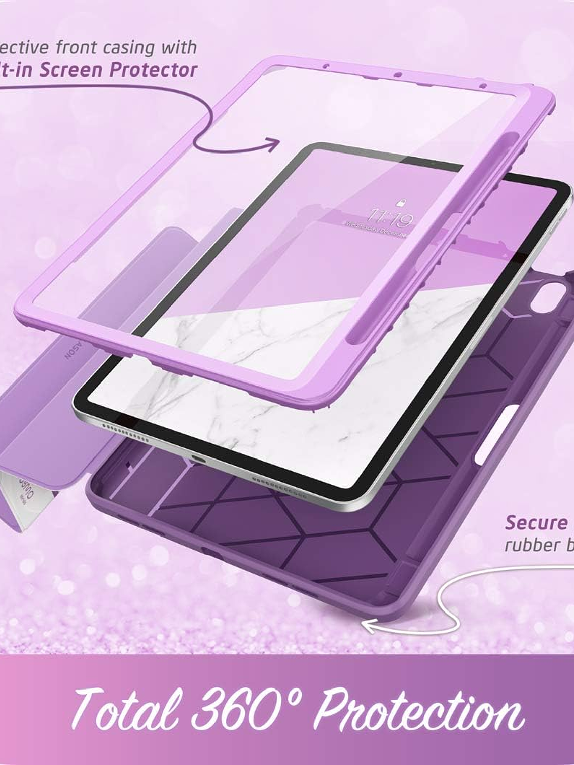 Carcasa rígida para iPAD AIR 10.9  2020 2022 ROSA revisa tu modelo 3