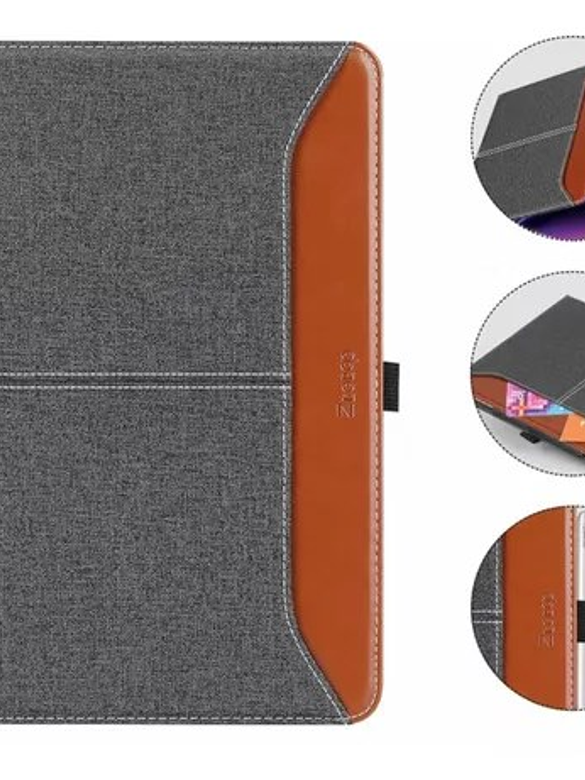 Funda ecocuero y tela IPad Pro 11 2020 2021 2022 revisa tu modelo 2