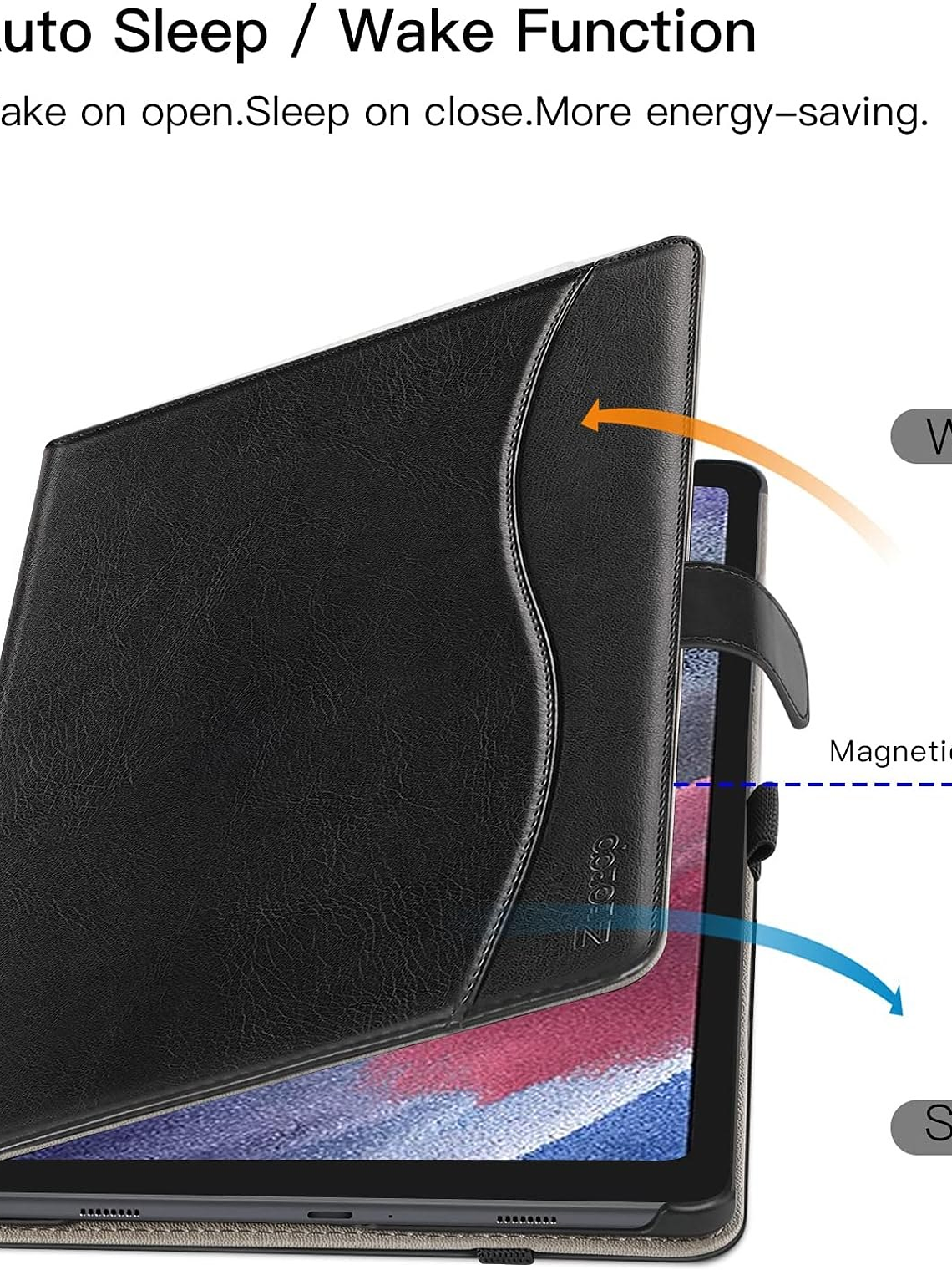 Funda ecocuero Tablet Samsung T515 NEGRO 2019 revisa tu modelo 2