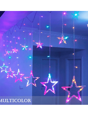 Guirnalda de luces LED ESTRELLAS color