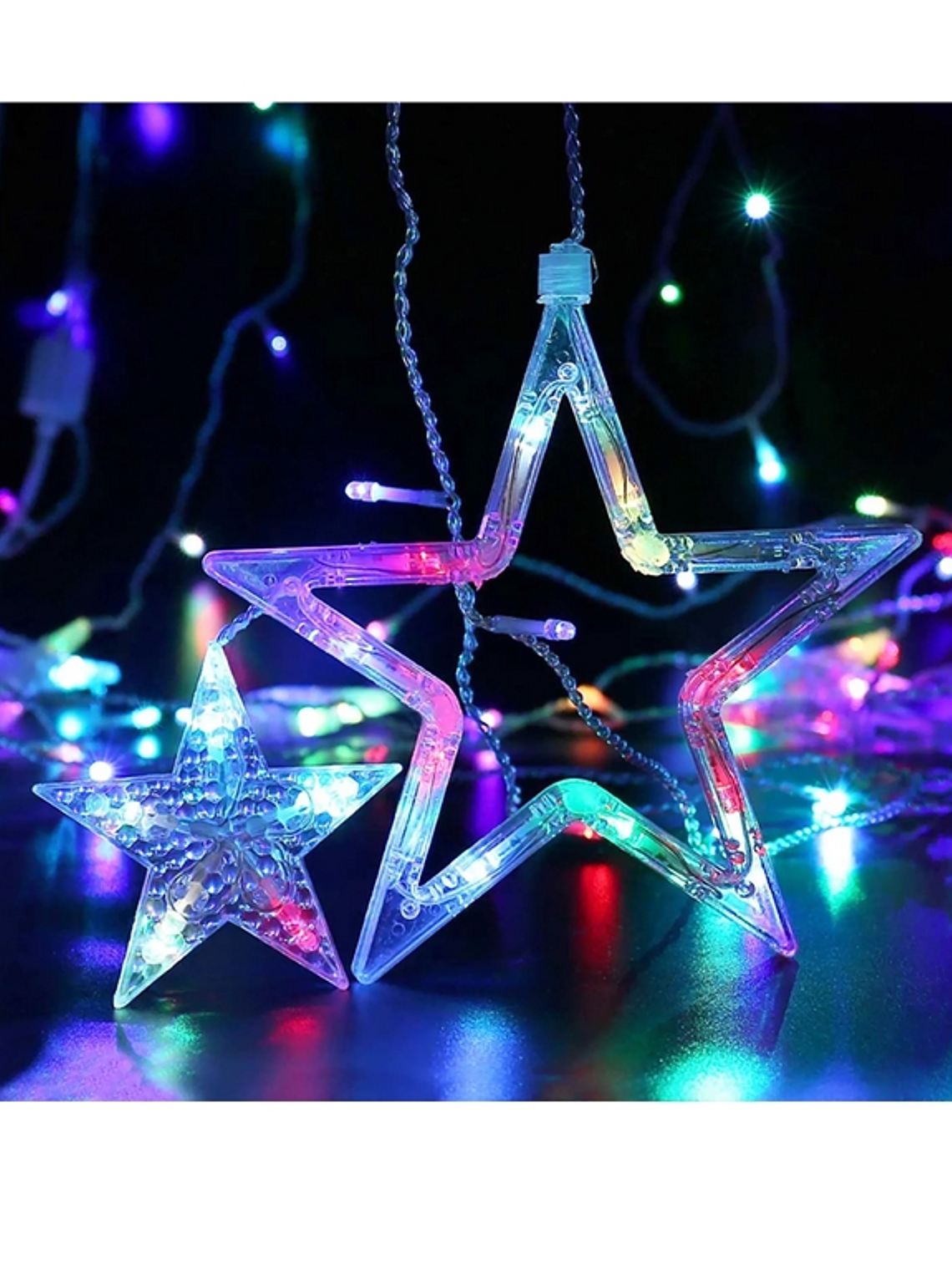 Guirnalda de luces LED ESTRELLAS color 2