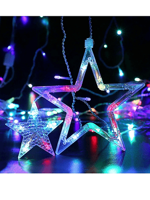 Guirnalda de luces LED ESTRELLAS color