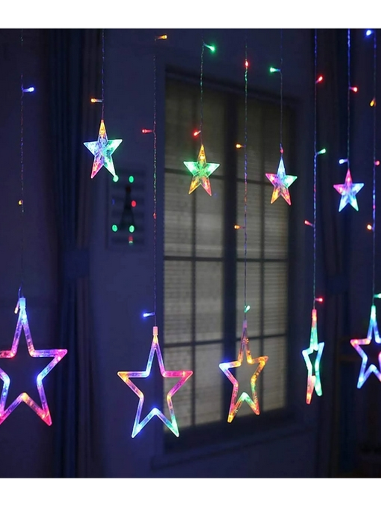Guirnalda de luces LED ESTRELLAS color 3