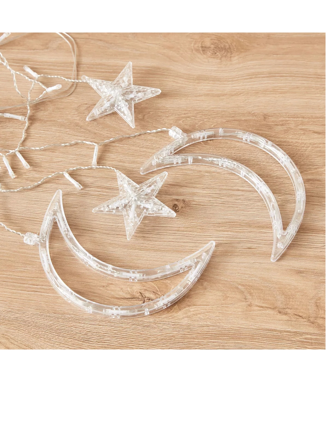 Guirnalda de luces LED LUNAS BLANCO 2