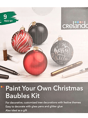 SET PARA CREAR TUS PROPIAS ESFERAS NAVIDEÑAS