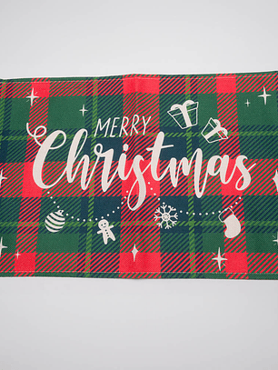 Set de 6 INDIVIDUALES DE TELA con motivos navideños