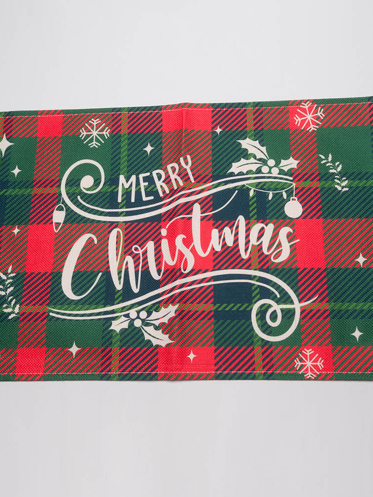 Set de 6 INDIVIDUALES DE TELA con motivos navideños 2