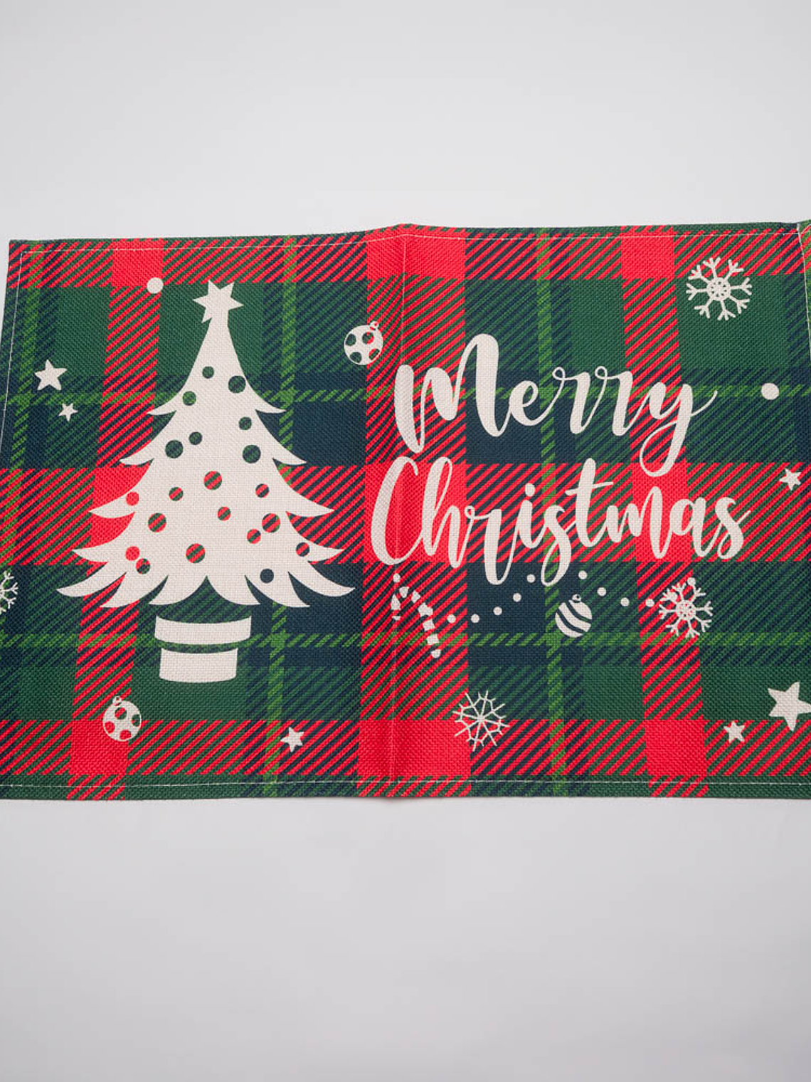 Set de 6 INDIVIDUALES DE TELA con motivos navideños 5