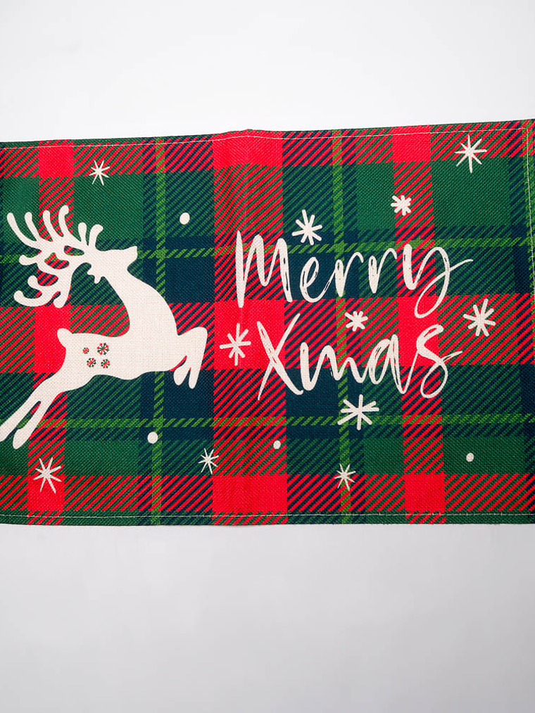 Set de 6 INDIVIDUALES DE TELA con motivos navideños 6