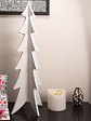 Arbol navideño de madera COLOR BLANCO 85cm - Miniatura 1